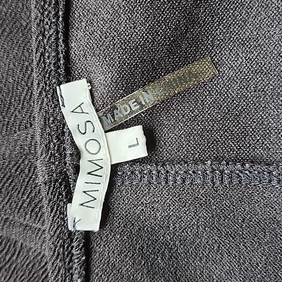 NWOT Mimosa black bustier corset crop top size L - Picture 7 of 9